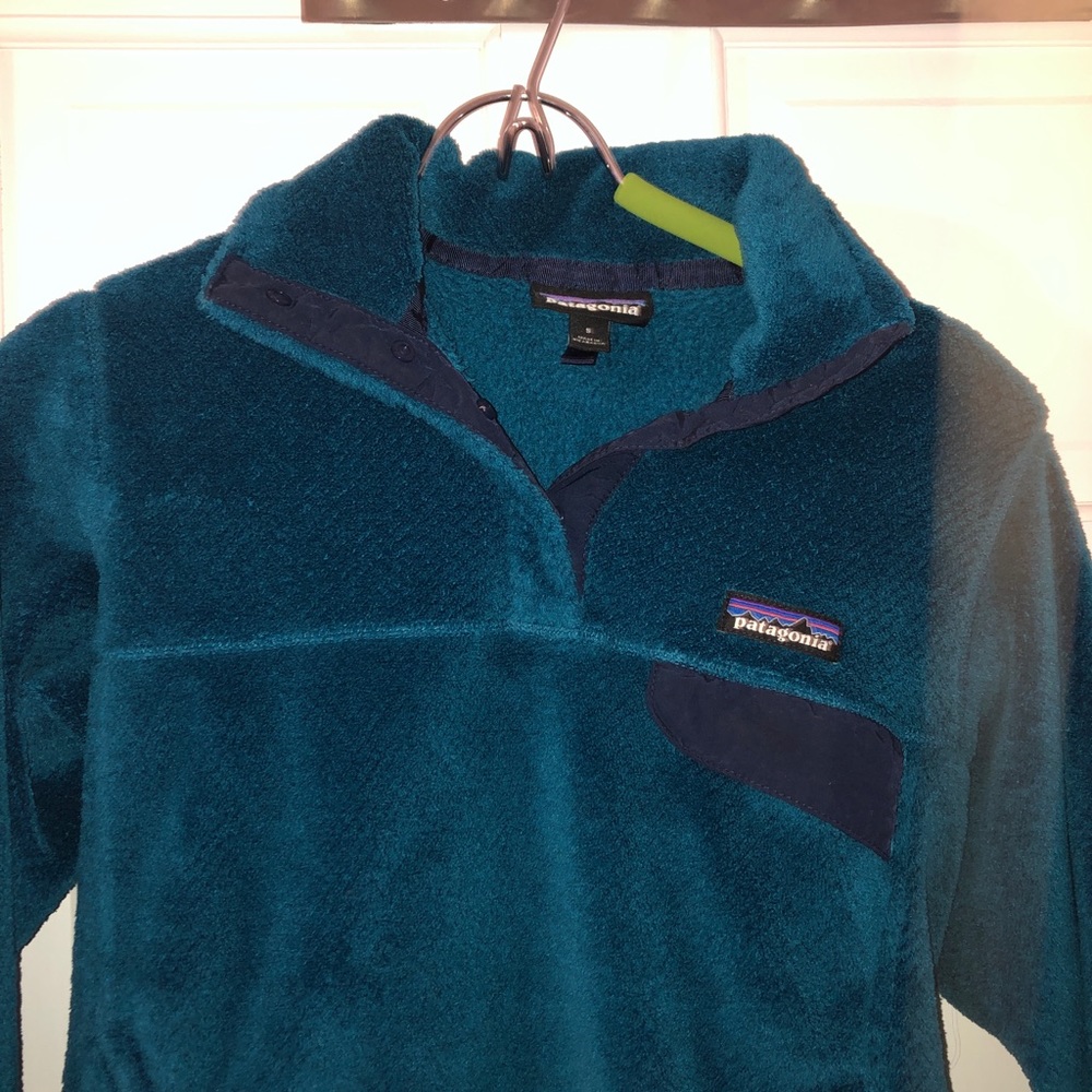 Blue Patagonia fleece